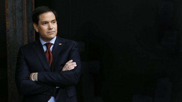 Bilingual in English and Spanish, Marco Rubio pitched himself as a unity candidate in Iowa. 