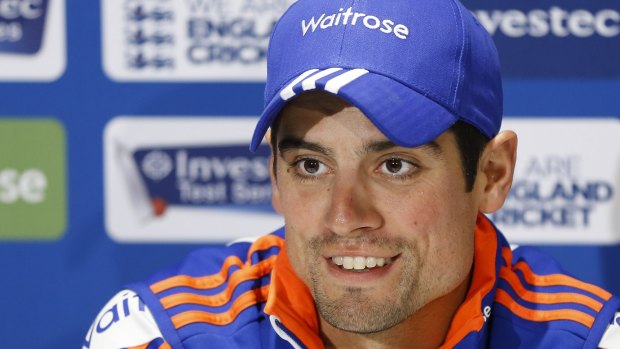 Remaining confident: England skipper Alastair Cook.