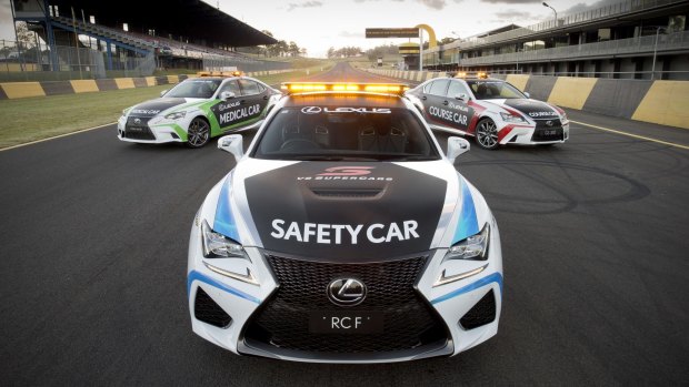 Providing official safety cars could be the first step toward Lexus racing in V8 Supercars.