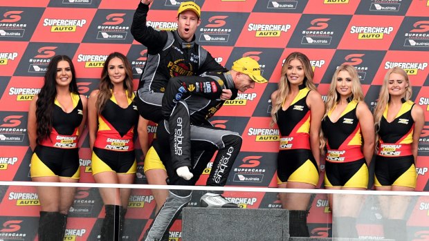 David Reynolds and Luke Youlden took a popular victory at the 2017 Bathurst 1000.