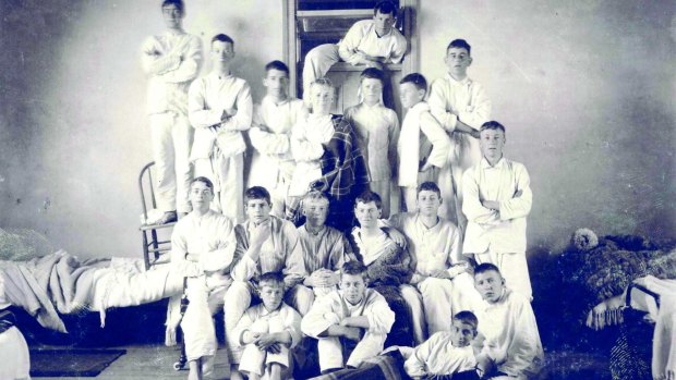 Students at The Armidale School in 1905.