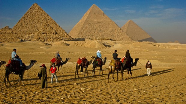 Tourists have begun to return to Egypt.