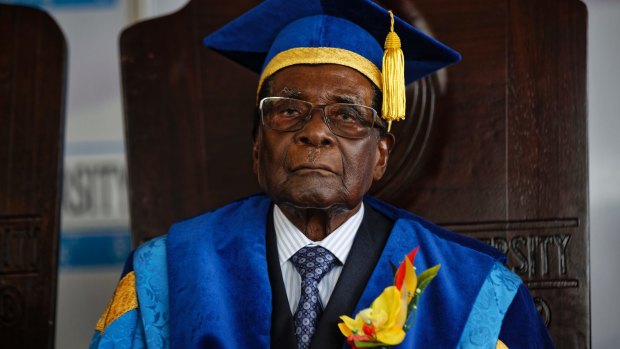 Robert Mugabe has been dismissed as the leader of Zimbabwe's ruling party ZANU-PF.
