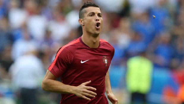 Crowning glory: Portugal talisman Cristiano Ronaldo finally won a title with the national team.