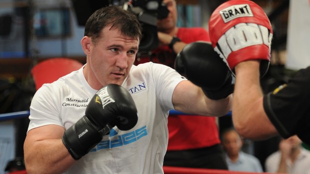 The fight with the NRL is over, but Paul Gallen is in training for his next bout, this time in the ring.