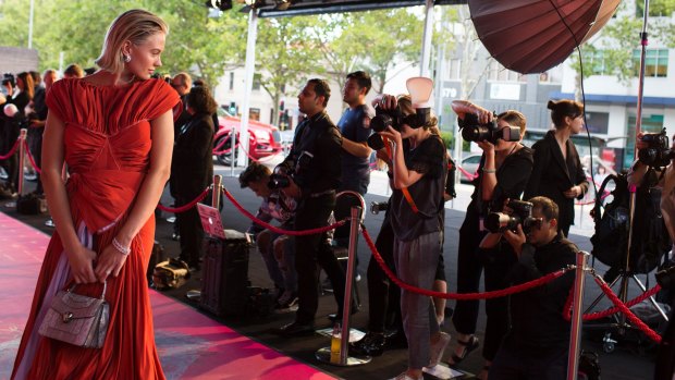 The belle of the ball: Jesinta Franklin at the MAAS Fashion Ball.