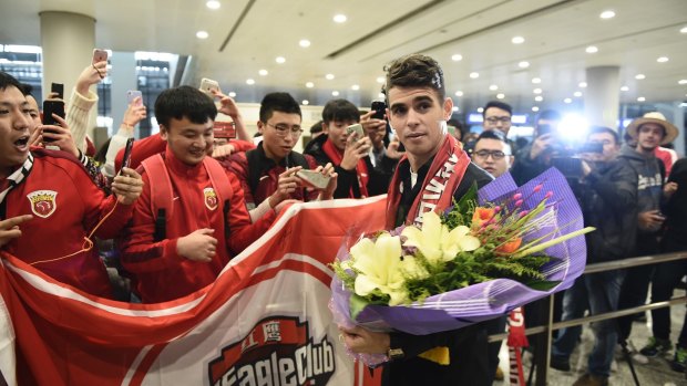 Records to be broken: Oscar's massive transfer to Shanghai is one of many that look to break the January transfer window.