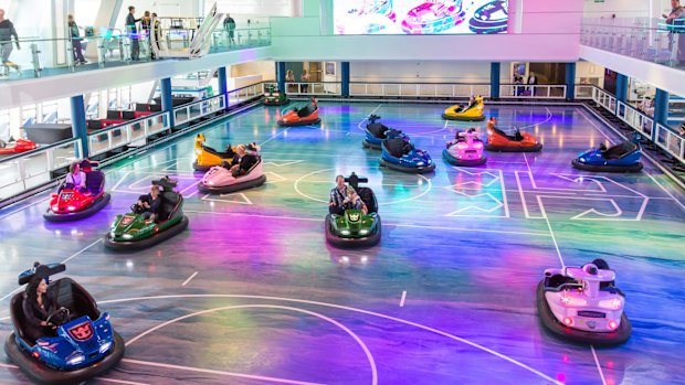 Dodgems at SeaPlex onboard Anthem of the Seas. 