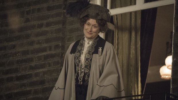 Meryl Streep as Mrs Pankhurst in <i>Suffragette</i>.