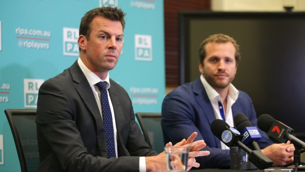 Rugby League Players Association boss Ian Prendergast (left): "We are focused on negotiating a CBA that delivers players a genuine partnership with the NRL."