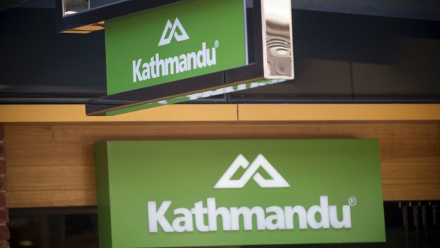 Kathmandu's share price has more than halved in the past year.