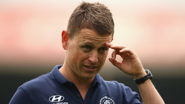 The message the Blues have been sending is they want their players to be educated under new coach Brendon Bolton.