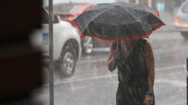 Brisbane could cop more than 100 millimetres of rain on Friday.