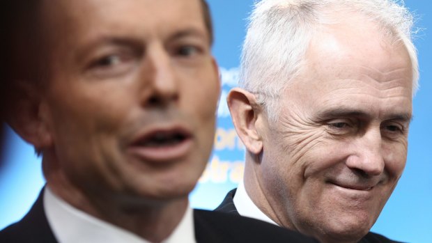 Tony Abbott and Malcolm Turnbull.