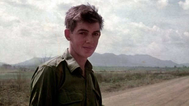 Ian Reid, aged 20, in Vietnam.