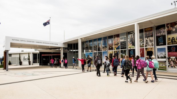 The new Canberra and Region Visitors Centre is located next to the National Capital Exhibition at Regatta Point.