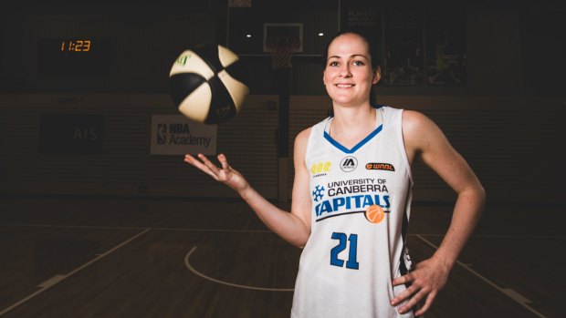 Canberra Capitals forward Keely Froling.