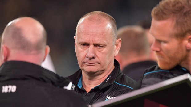 Devastating loss for Ken Hinkley but Port Adelaide want to extend his contract.