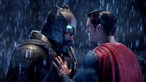 Box-office hit ... Ben Affleck and Henry Cavill in <i>Batman v Superman: Dawn of Justice</i>. 