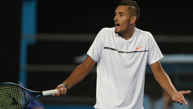 "You did this to me, you said I would be right by Monday": As Nick Kyrgios' physical state deteriorated, his emotions got the better of him.