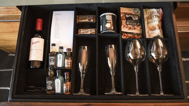 Traditionally business travellers have made more use of minibars than tourists.