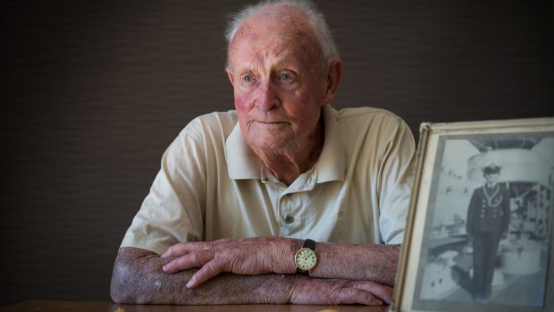 David Manning survived the sinking of HMAS Perth in World War II.
