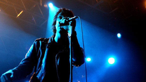 Julian Casablancas from the US rock band The Strokes. The band will be headlining at Splendour in the Grass alongside The Cure, Flume and The Avalanches.