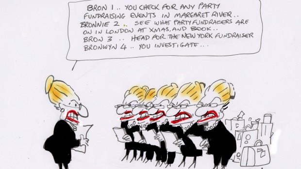 <i>'Within the guidelines': Illustration by Alan Moir.</i>
