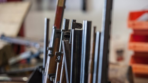 800 firearms were handed in to Canberra police during this year's national amnesty.