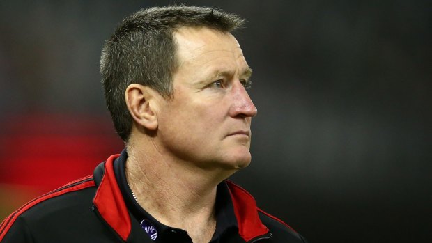 Lessons learnt: Coach John Worsfold leaves the field dejected after a loss.