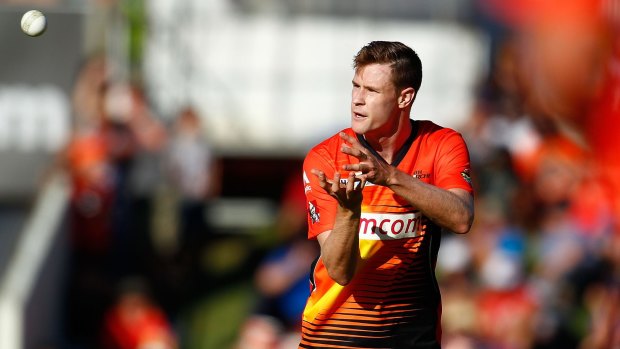 Jason Behrendorff and the Perth Scorchers are one win away from playing at Manuka Oval in the Big Bash final.