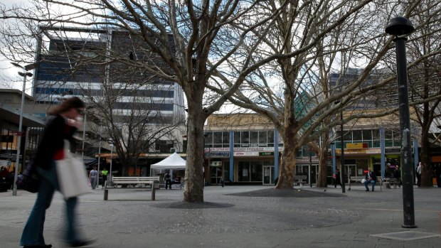 Does Civic actually have a heart? Garema Place looking empty.