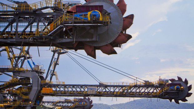 Equipment at the Abbot Point coal terminal in Queensland.