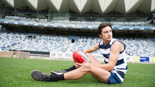 From Uganda to Simonds Stadium has been a "pretty surreal" journey, says Simpson.