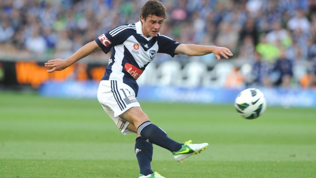 Marco Rojas in action for Melbourne Victory in 2013.