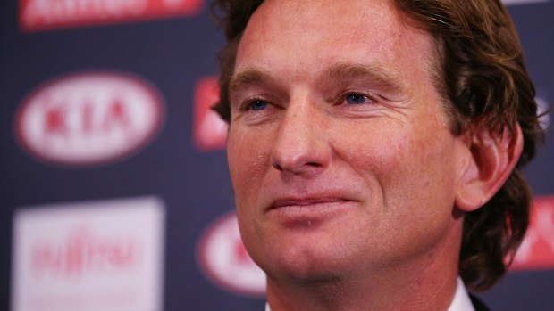 Tim Watson says he is no longer angry at Bombers coach James Hird.