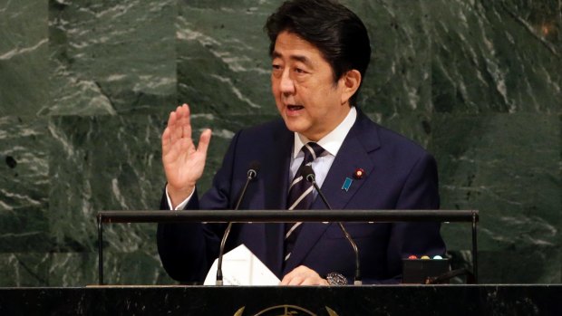 Japanese Prime Minister Shinzo Abe devoted his address at  the UN General Assembly last month to the North Korean question.