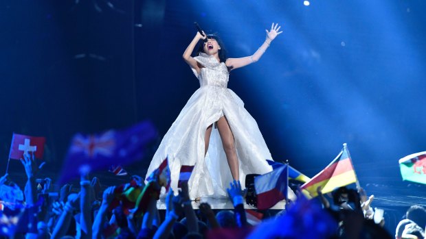 'Perfect performance': Dami Im sings Sound Of Silence during last year's final.
