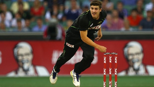 Sean Abbott made his Twenty20 and one-day international debut for Australia just over a month ago.