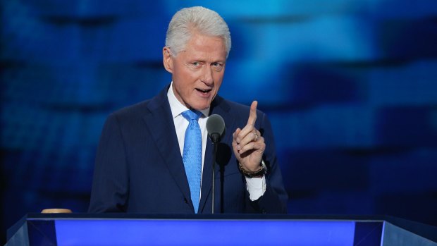 Former US president Bill Clinton says his wife is the 'best change-maker' around.