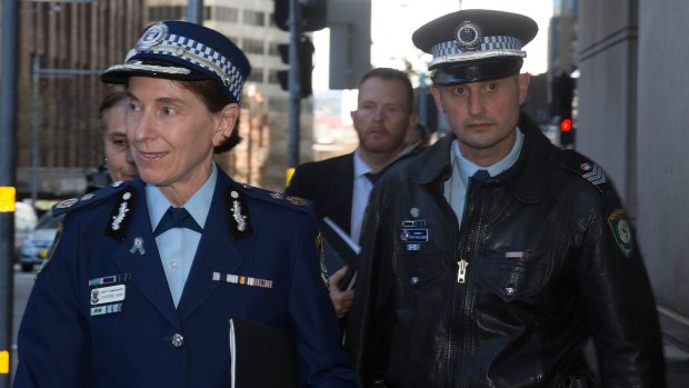 NSW Police Deputy Commissioner Cath Burn appears at the Lindt Cafe Siege inquest on Monday.