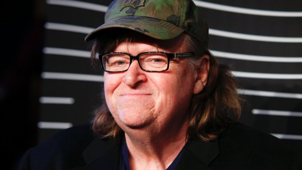 Michael Moore says he's not allowed to perform a one-man show about the presidential race at a central Ohio theater because officials there consider him too controversial.