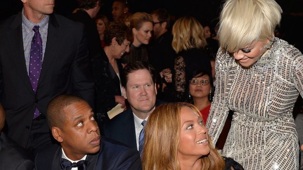 Speculations have surrounded the Black Widow singer and Jay Z for years, and Ora was directly asked if she had slept with the music mogul in 2014. The trio seen here last year.
