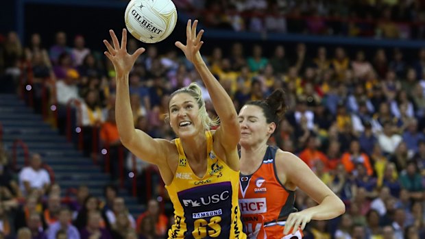 The Lightning's Caitlin Bassett starred in the grand final against the Giants.