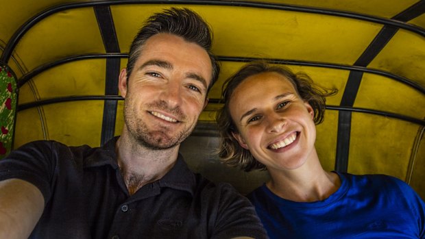 Sydney wildlife photographers Chris Bray and Jess Bray.