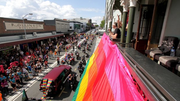 The Brisbane Pride Festival. In Brisbane, the mood for marriage equality is as strong as the national polls.