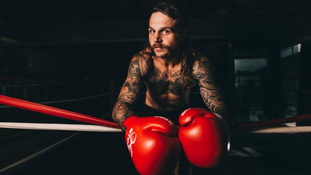 Beau 'The Mumma's Boy' Hartas competed for the NSW middleweight title.