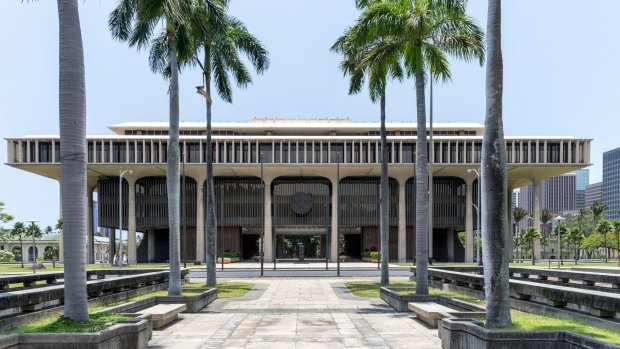 Hawaii State Capitol Building.