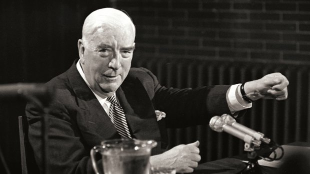 Robert Menzies: his era "saw a curious mix of looking back and looking forward".