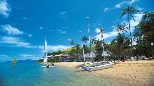 The now-closed Club Med Lindeman Island resort